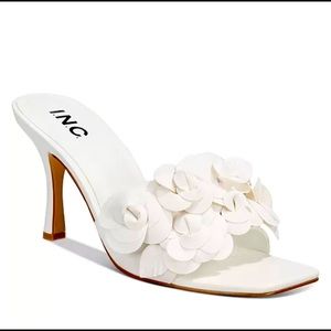 Womens weslyn flower - trim slide sandals